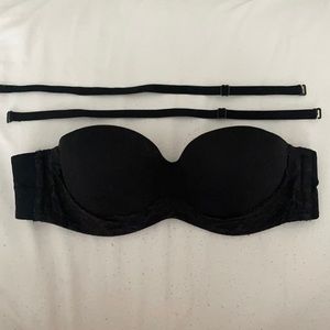 Body by Victoria Lined Strapless Bra with Detachable Straps